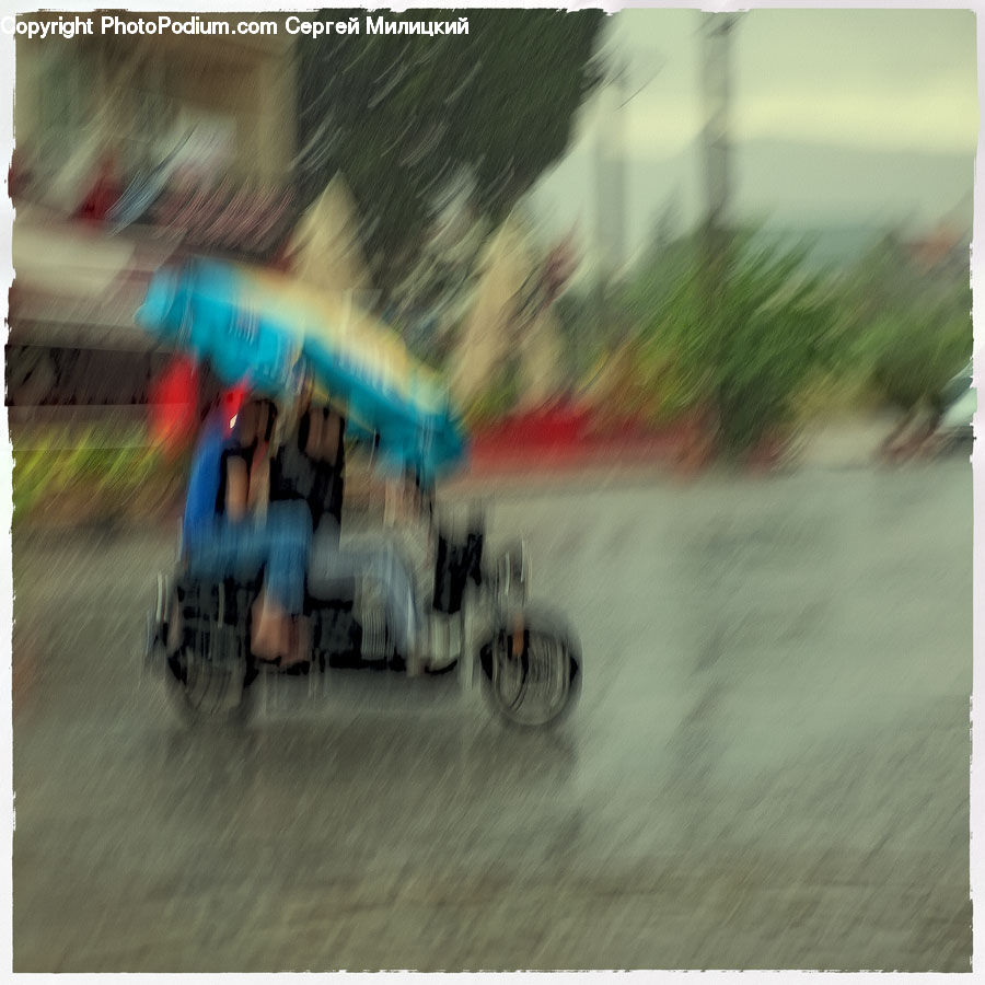 Buggy, Carriage, Vehicle, Art