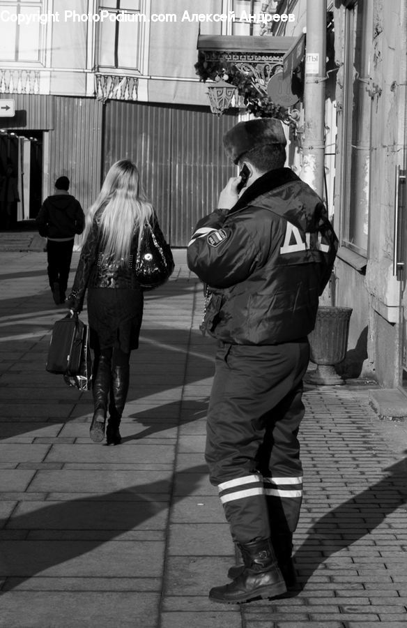 People, Person, Human, Plant, Potted Plant, Brick, Blonde