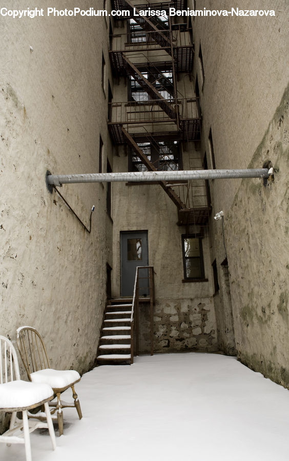 Chair, Furniture, Banister, Handrail, Staircase, Housing, Indoors