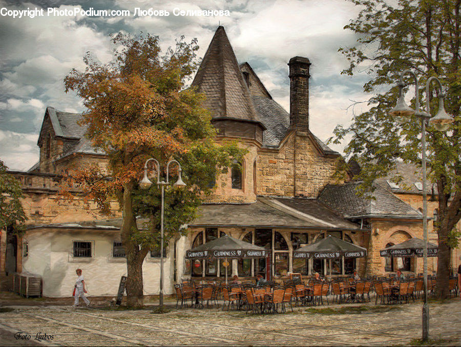 Building, Cottage, Housing, Cafe, Cafeteria, Food Court, Gazebo