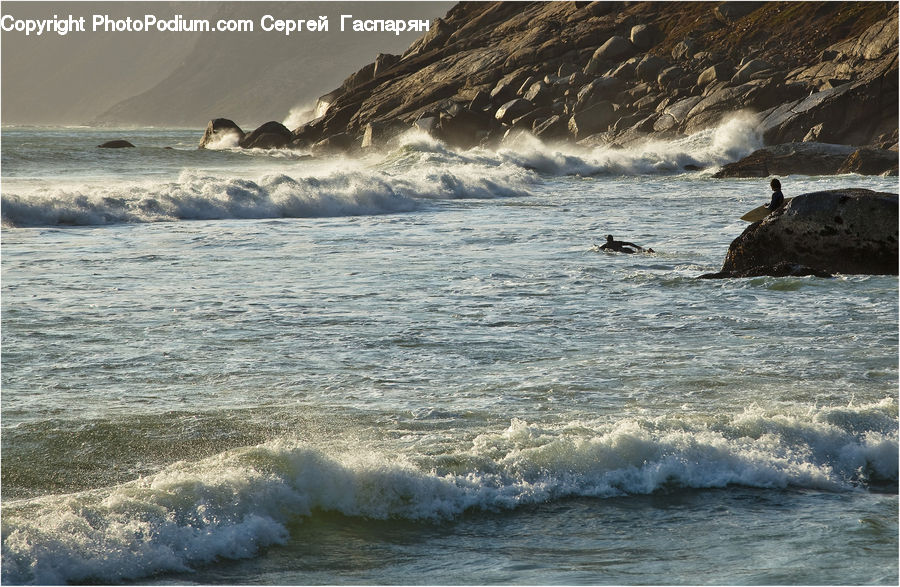 Outdoors, Sea, Sea Waves, Water, Coast, Beach, Ocean