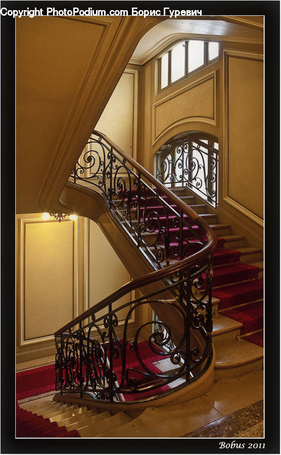 Banister, Handrail, Railing, Indoors, Interior Design, Room, Furniture