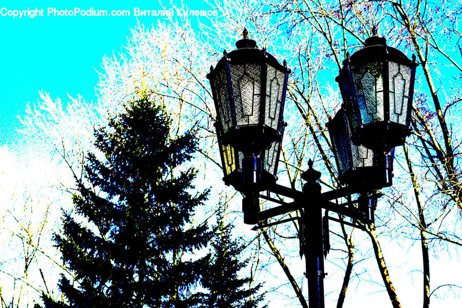Lamp Post, Pole, Lantern, Architecture, Bell Tower, Clock Tower, Tower