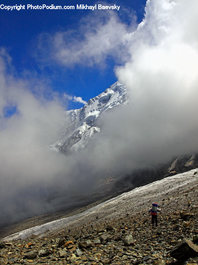 Eruption, Volcano, Mountain, Outdoors, Arctic, Glacier, Ice