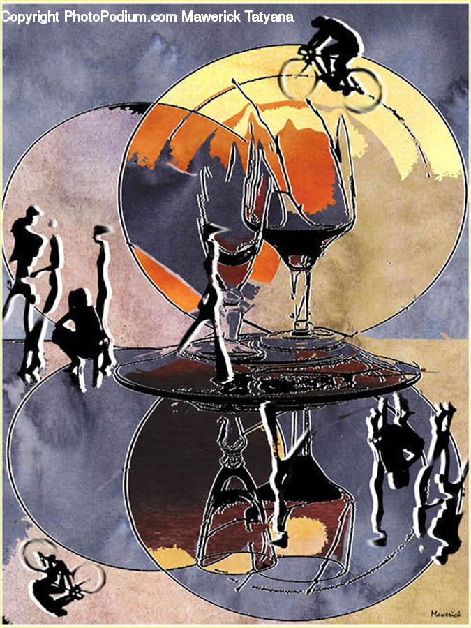 Stencil, Collage, Poster, Art, Modern Art