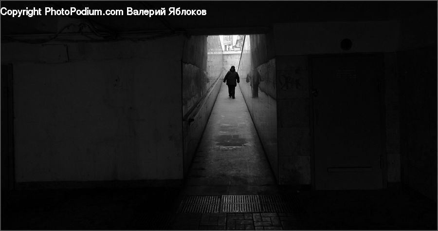 Tunnel, Alley, Alleyway, Road, Street, Corridor, Town