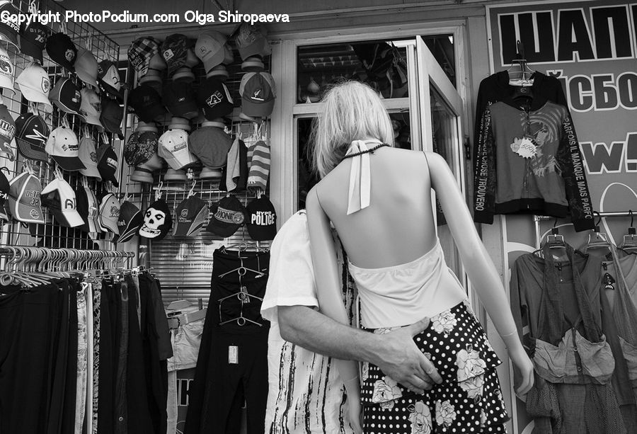 People, Person, Human, Blonde, Female, Woman, Back