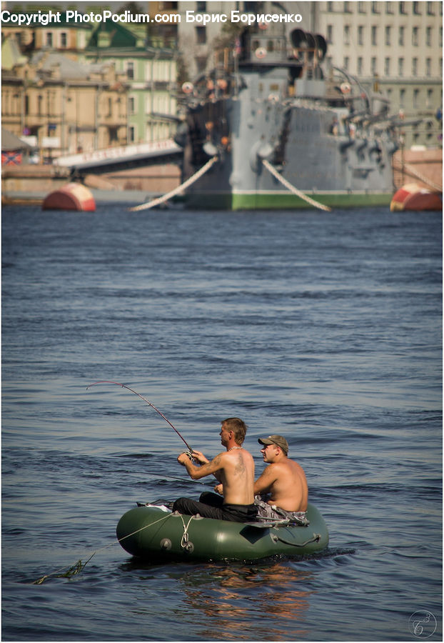 People, Person, Human, Boat, Watercraft, Fishing, Tubing