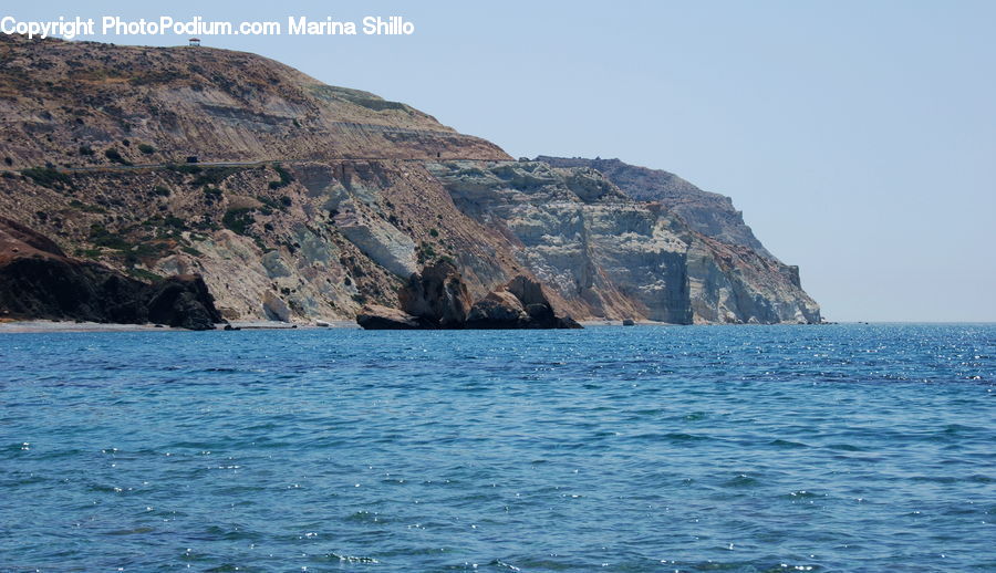 Promontory, Cliff, Outdoors, Coast, Sea, Water, Arctic