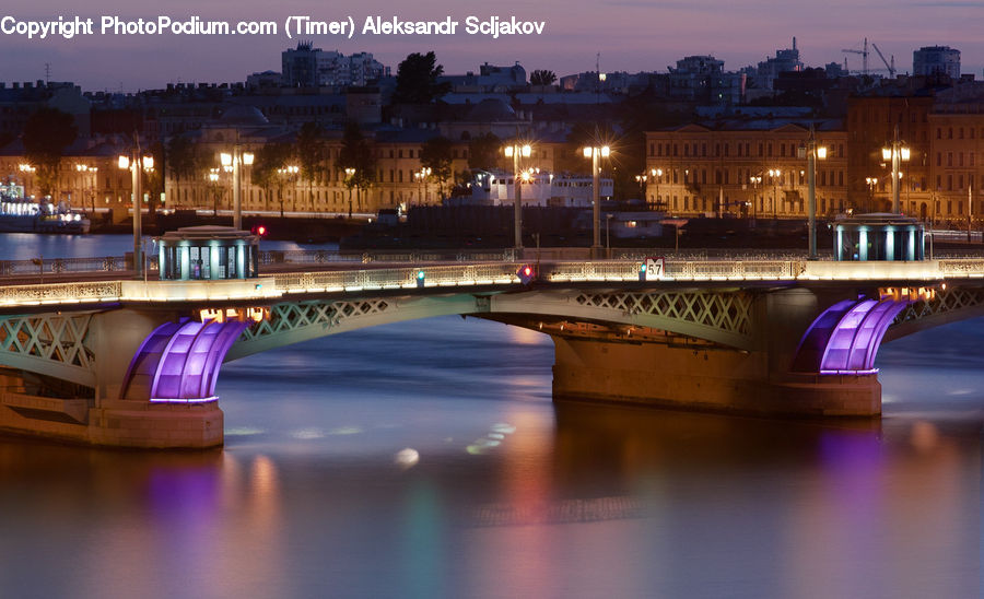 Bridge, Boardwalk, Deck, Path, Sidewalk, Walkway, City