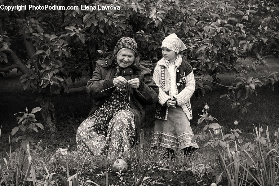 People, Person, Human, Costume, Hippie, Field, Blossom