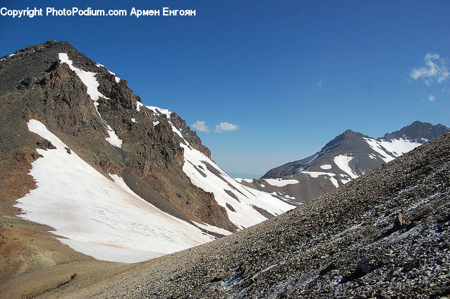 Crest, Mountain, Outdoors, Peak, Arctic, Glacier, Ice