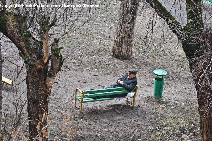 People, Person, Human, Bench, Sitting, Path, Trail