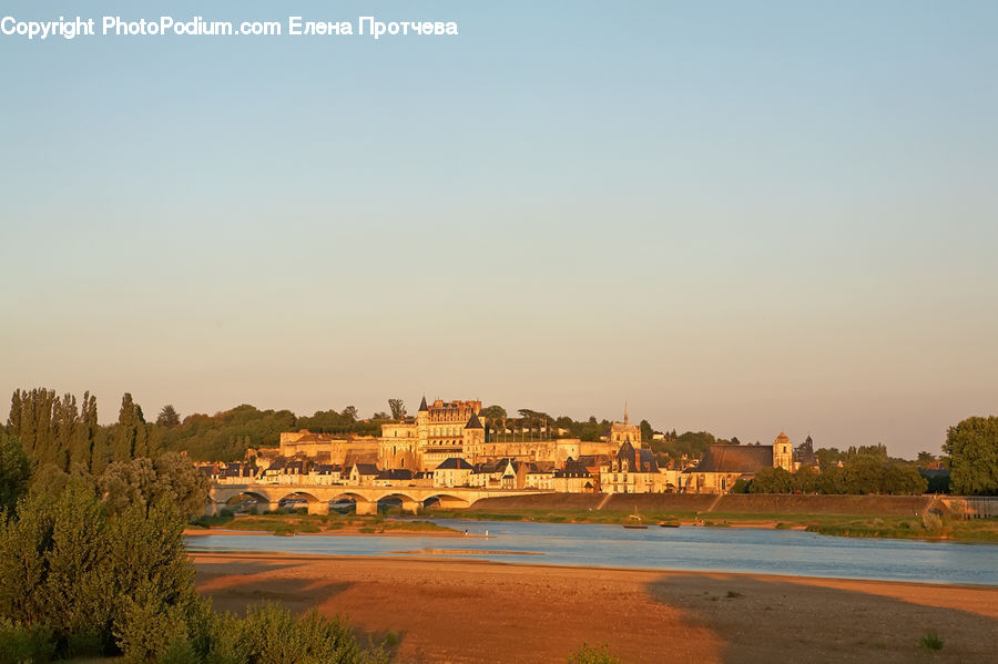 Architecture, Castle, Fort, Beach, Coast, Outdoors, Sea
