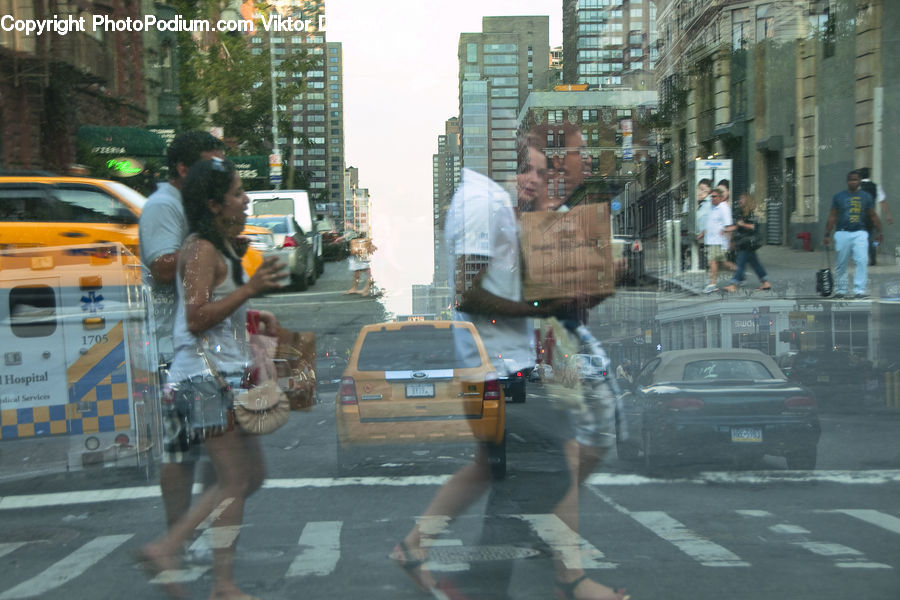 People, Person, Human, Automobile, Car, Vehicle, Asphalt