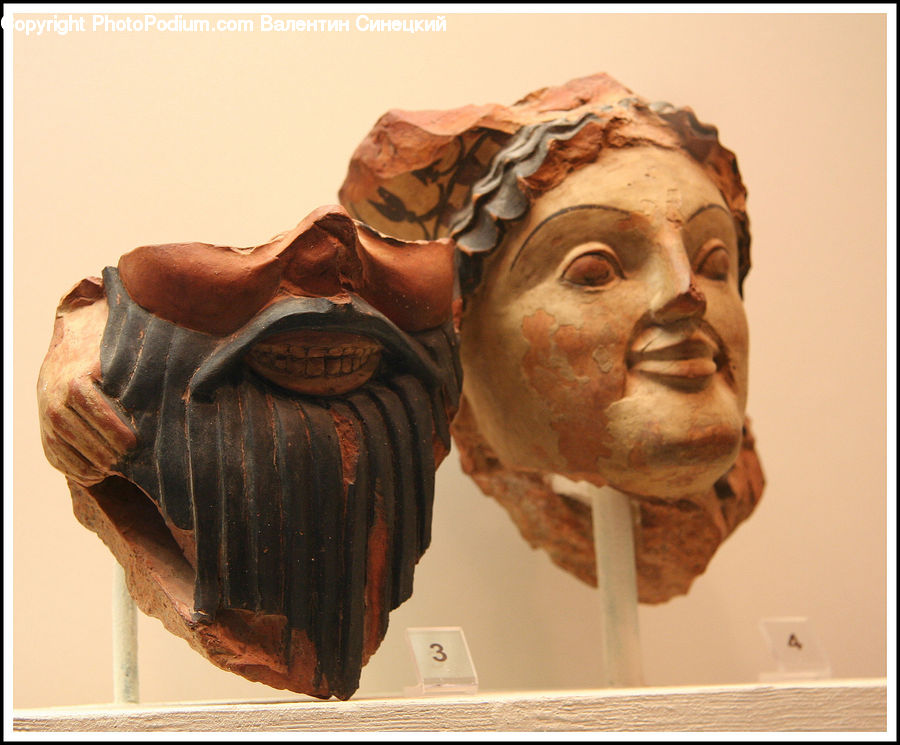 Head, Portrait, Art, Modern Art, Bust, Figurine, Face