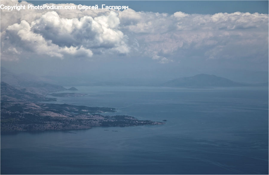 Cloud, Cumulus, Sky, Azure Sky, Outdoors, Aerial View, Landscape