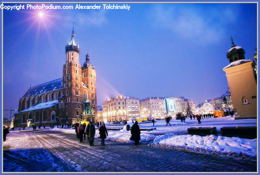 Building, Architecture, Downtown, Plaza, Town Square, City, Bell Tower