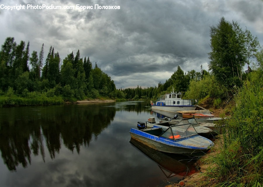 Boat, Watercraft, Canoe, Rowboat, Dinghy, Dock, Landing