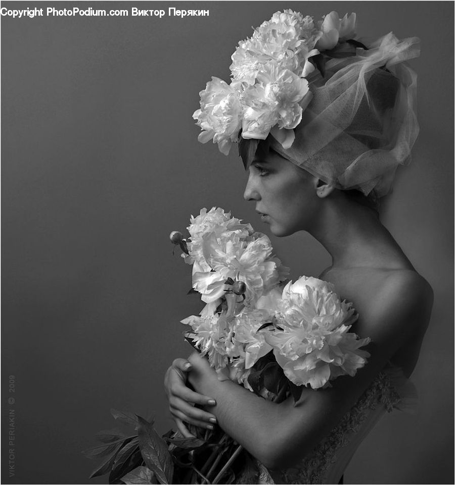 People, Person, Human, Bonnet, Hat, Blossom, Flower