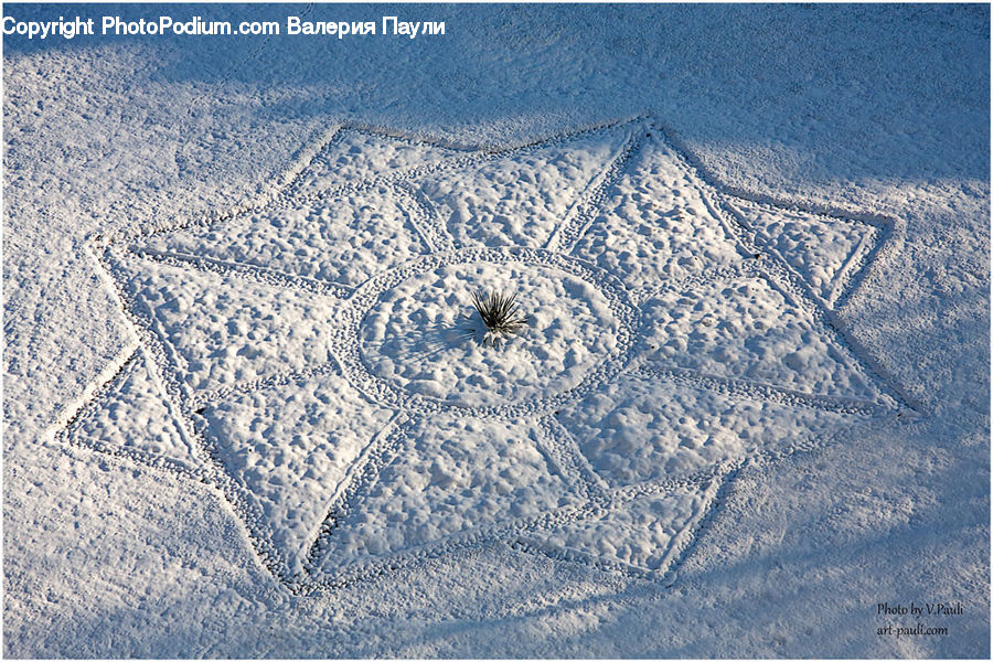 Frost, Ice, Outdoors, Snow, Lace, Clothing, Denim