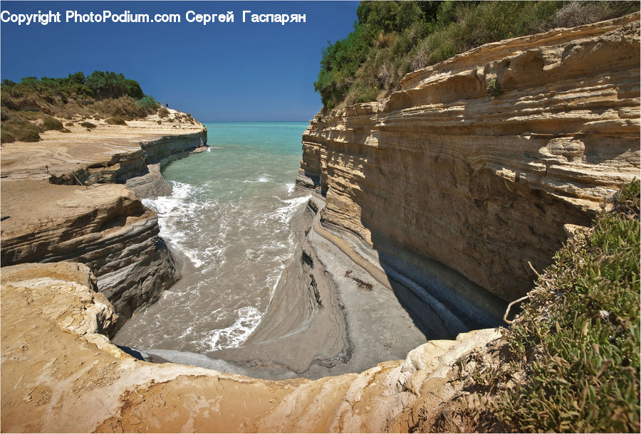 Cliff, Outdoors, Promontory, Landslide, Nature, Rock, Coast