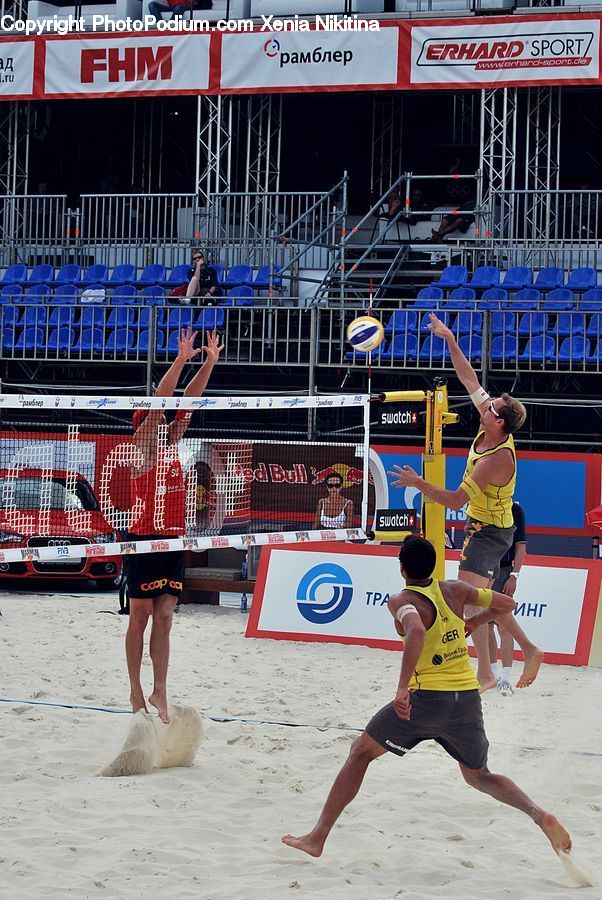 Sport, Volleyball, People, Person, Human, Barefoot, Athlete