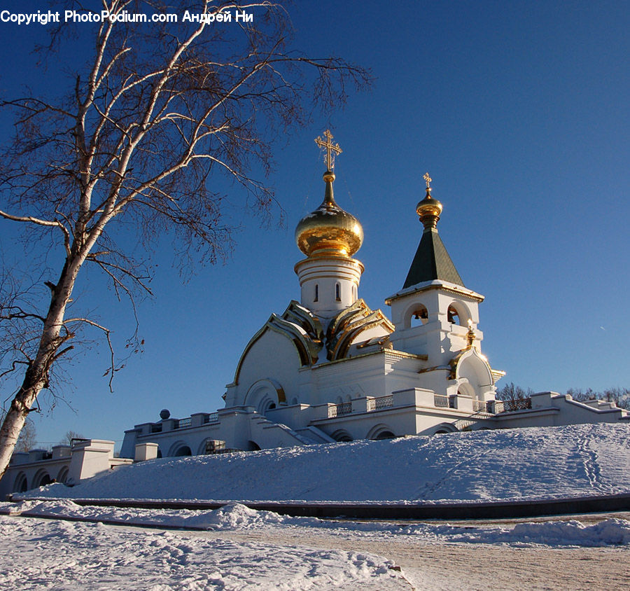 Architecture, Bell Tower, Clock Tower, Tower, Dome, Housing, Monastery