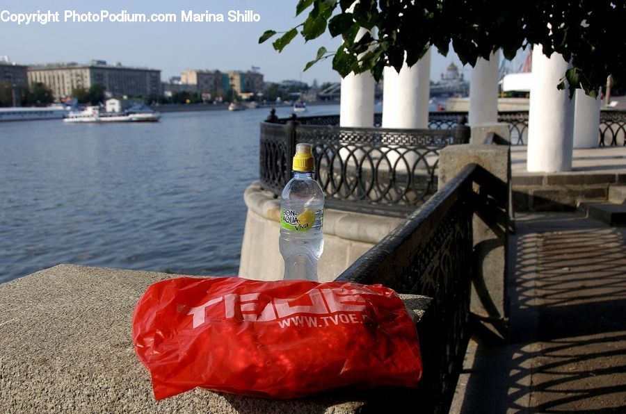 Chair, Furniture, Bottle, Beverage, Drink, Dock, Landing