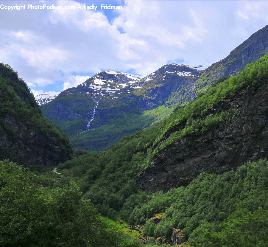 Crest, Mountain, Outdoors, Peak, Valley, Nature, Arctic