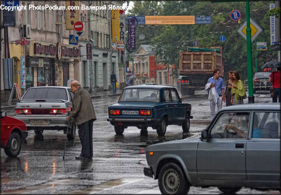 People, Person, Human, Automobile, Car, Vehicle, Cab