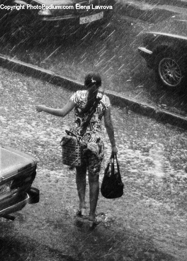 Bench, Asphalt, Tarmac, Costume, Hippie, Person
