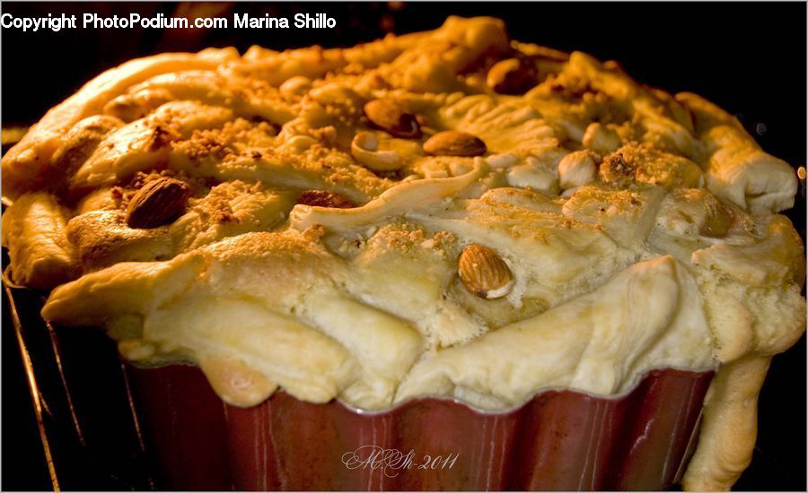 Cream, Creme, Dessert, Food, Apple Pie, Cake, Pie
