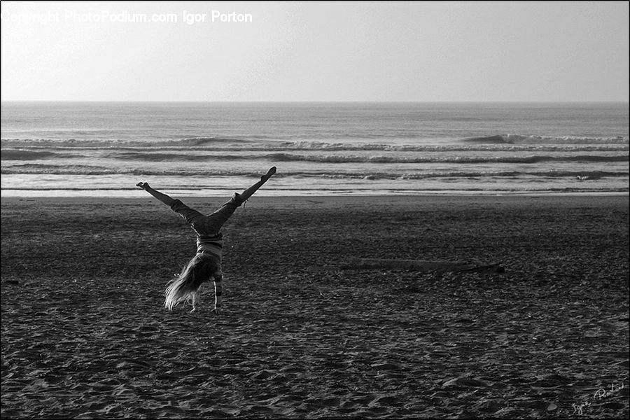 Outdoors, Sand, Soil, Dance, Dance Pose, Beach, Coast