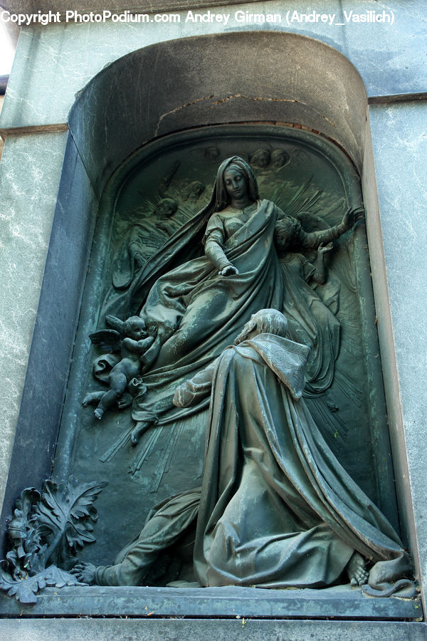 Art, Gargoyle, Statue, Sculpture, Angel, Archangel, Building