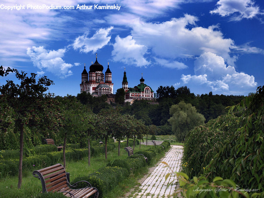 Bench, Architecture, Housing, Monastery, Church, Worship, Castle