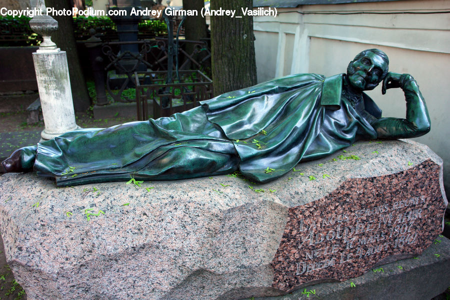 Plant, Potted Plant, Art, Sculpture, Statue, Alien, Footwear