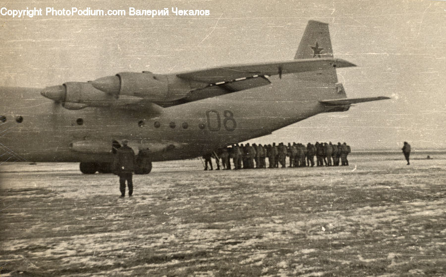 Aircraft, Airplane, Bomber, Warplane, Airfield, Airport