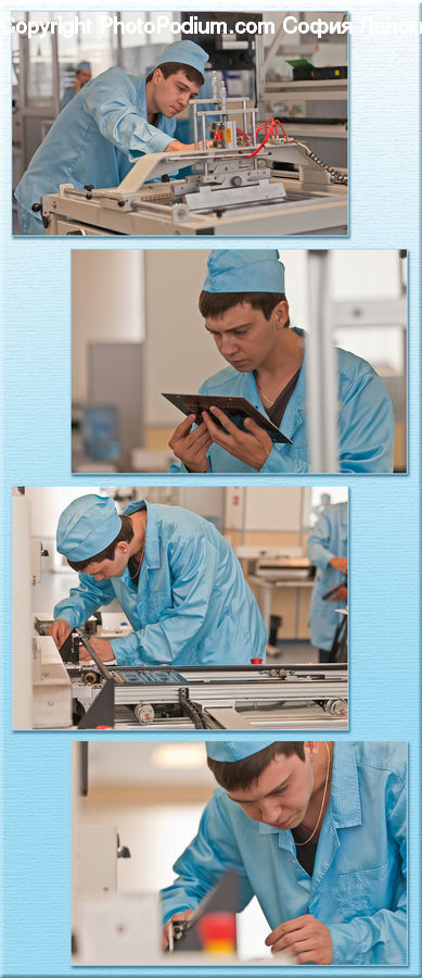 People, Person, Human, Factory, Clinic, Doctor, Lab Coat