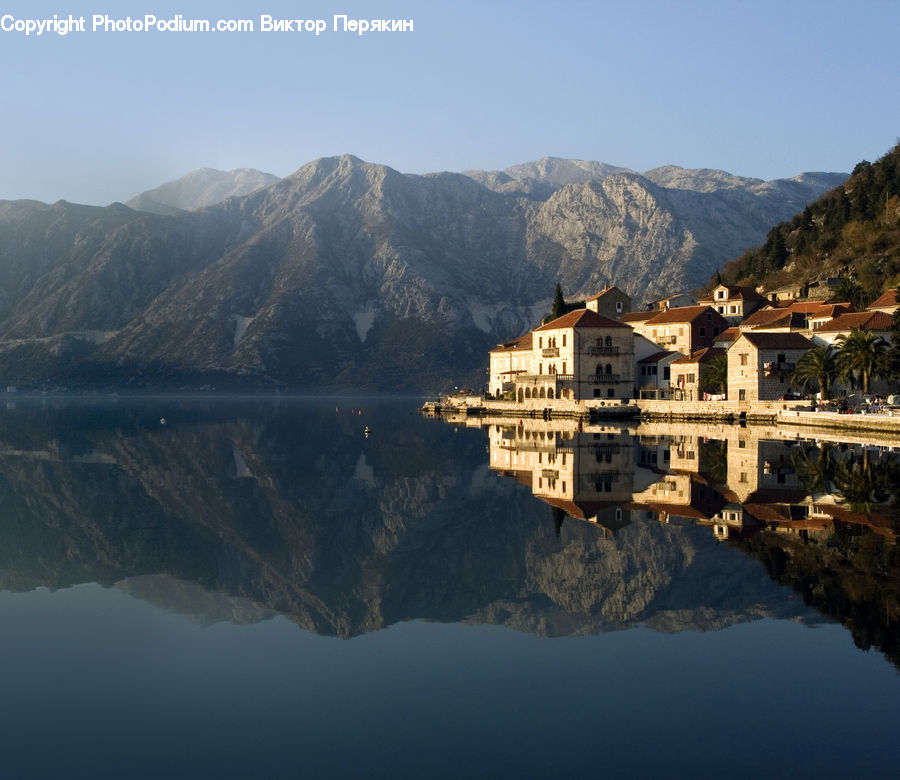 Architecture, Housing, Monastery, Lake, Outdoors, Water, Castle