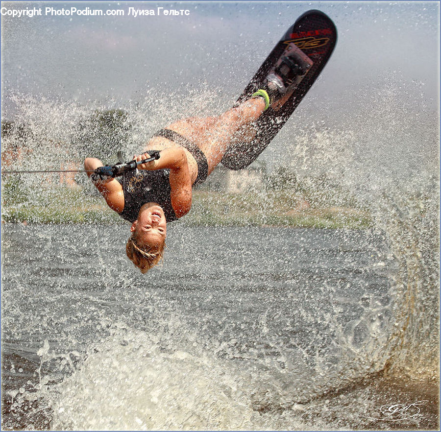 Sport, Swimming, Water, Pavement, Skin, Head, Portrait