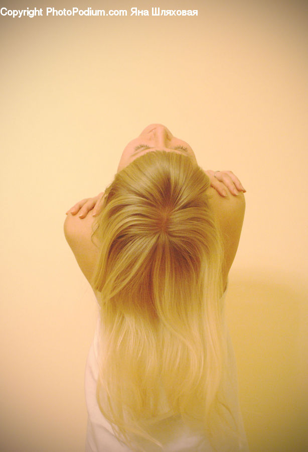 Garlic, Plant, Blonde, Female, Person, Woman, Face