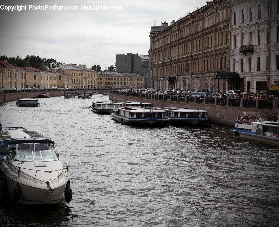 Boat, Watercraft, Canal, Outdoors, River, Water, Yacht