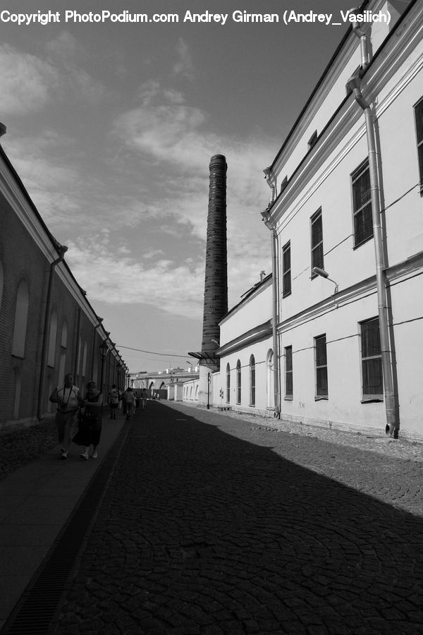 Alley, Alleyway, Road, Street, Town, Building, Downtown