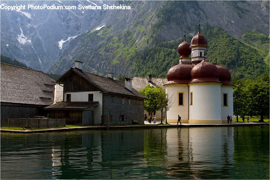 Architecture, Housing, Monastery, Building, Cottage, Bench, Castle