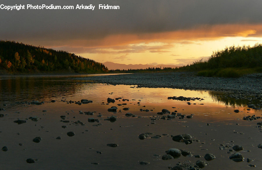 Outdoors, Sand, Soil, Dawn, Dusk, Red Sky, Sky