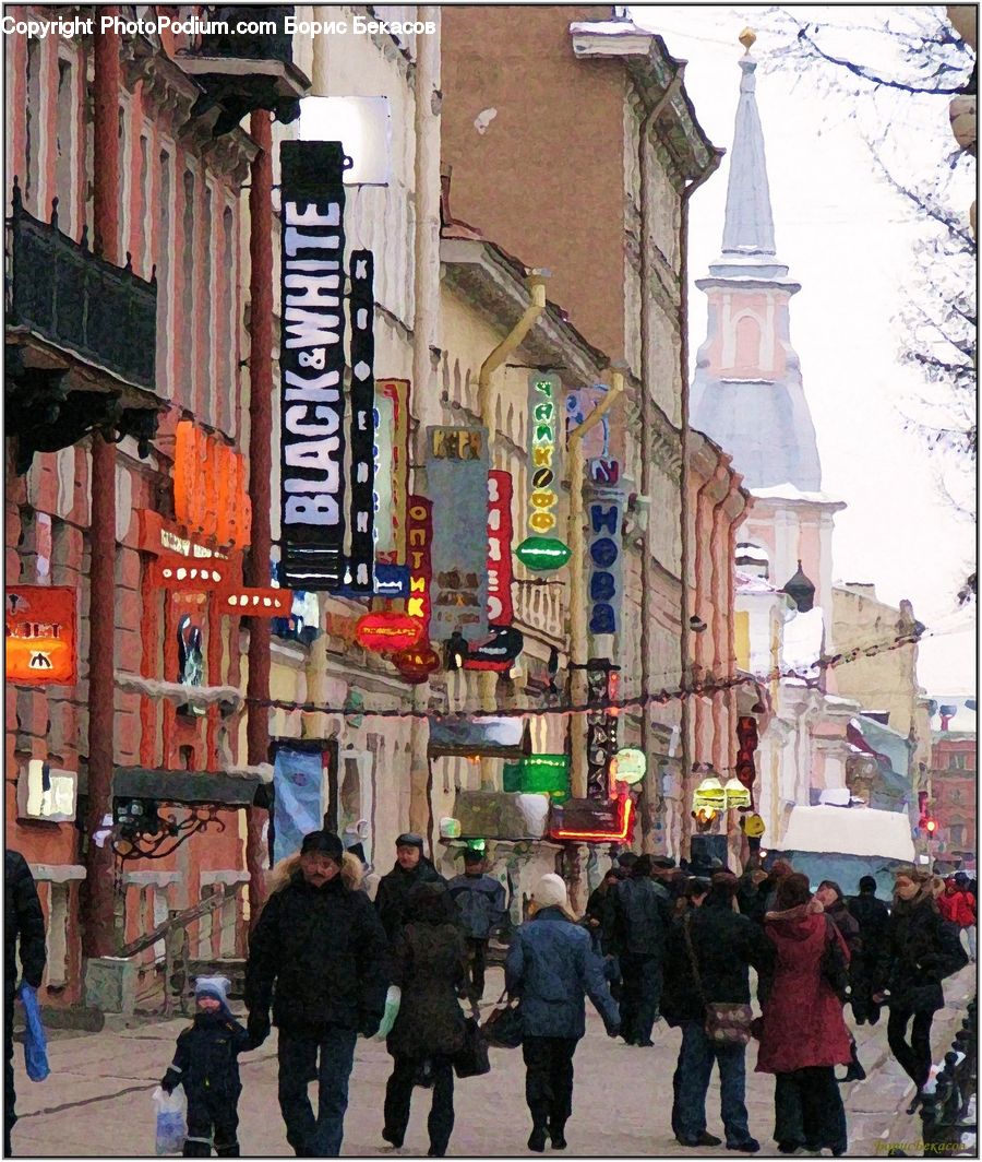 Road, Street, Town, City, Downtown, Metropolis, Urban