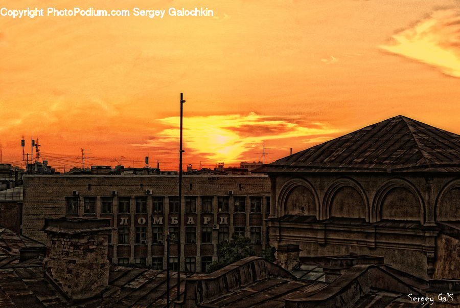 Dawn, Dusk, Red Sky, Sky, Sunrise, Sunset, Outdoors