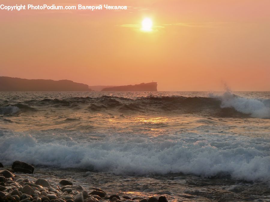Outdoors, Sea, Sea Waves, Water, Beach, Coast, Ocean