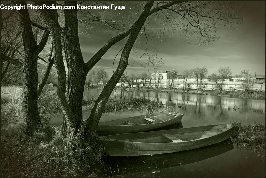 Boat, Rowboat, Vessel, Outdoors, Pond, Water, Dock